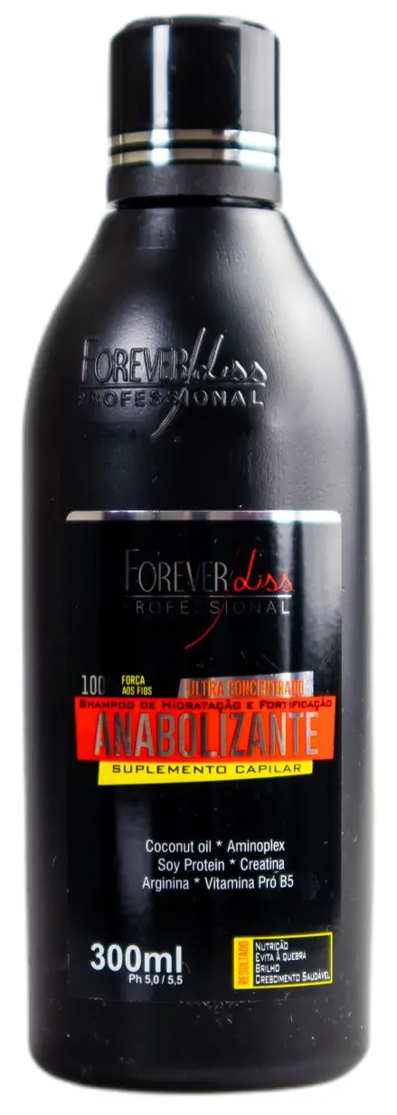 Anabolic Shampoo Super Concentrated Supplement Treatment 300Ml - Forever Liss 1