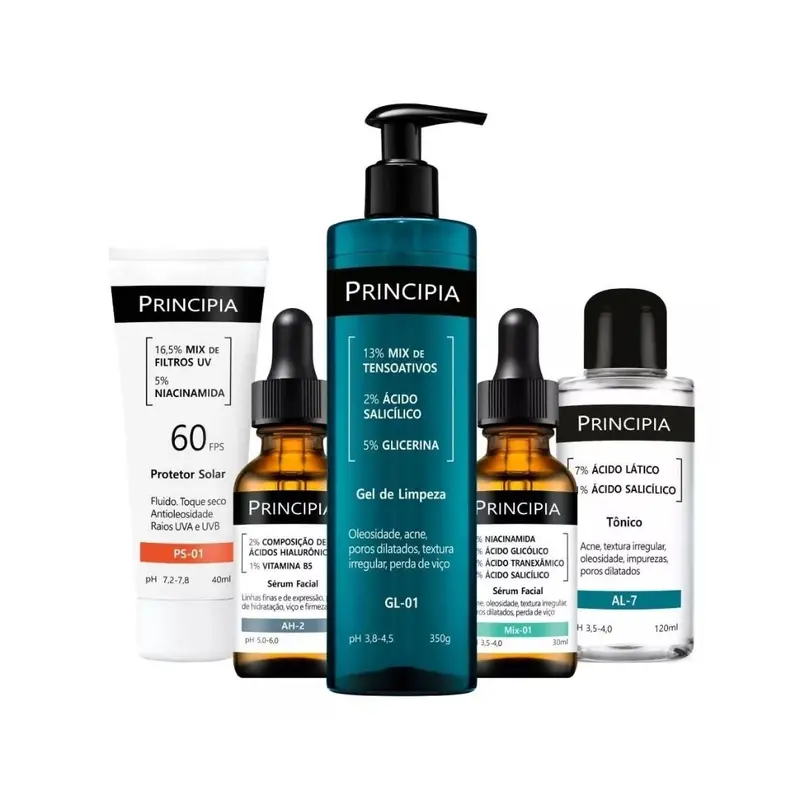 Anti Acne Advanced Skin Care Cleansing Protection Daily Treatment Kit Principia 1