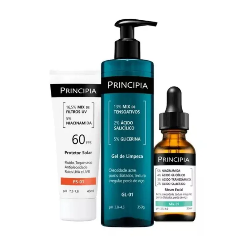 Anti Acne Cleansing Skin Care Daily Protection Treatment Kit Principia 1