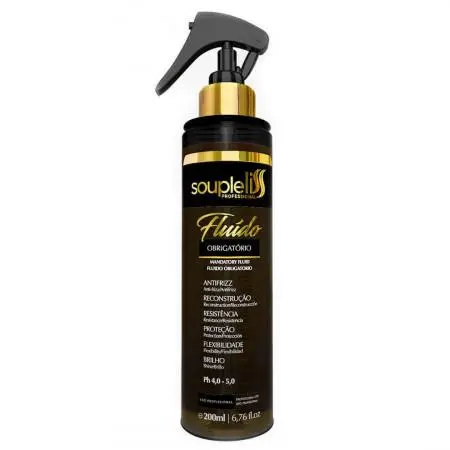 Anti Frizz Mandatory Protector Reconstructor Shine Fluid 200Ml - Souple Liss 1