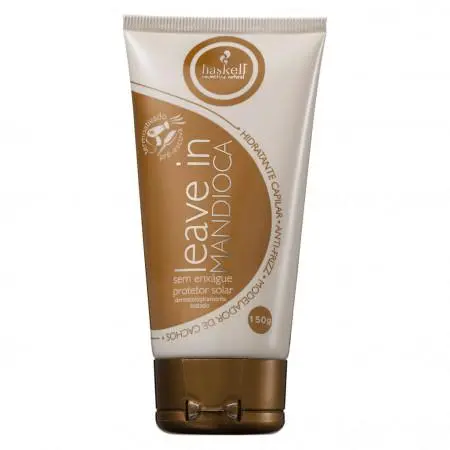 Anti Frizz Moisturizing Thermoactivated Cassava Leave In Finisher 150G - Haskell 1