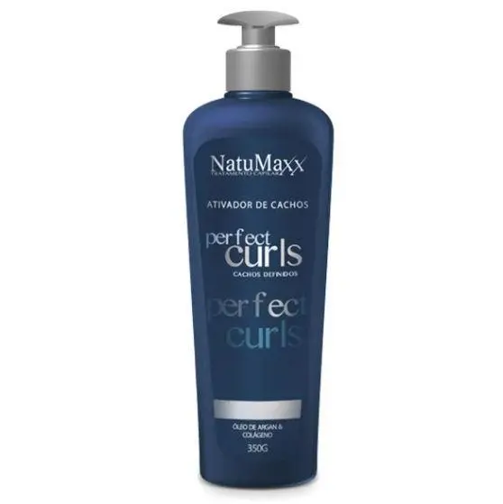 Anti Frizz Perfect Curls Argan Collagen Nourish Modeler Finisher 350G - Natumaxx 1
