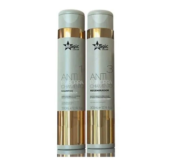 Anti Rubber Shampoo Capillary Regenerator Reconstruction 2X300ml - Magic Color 1