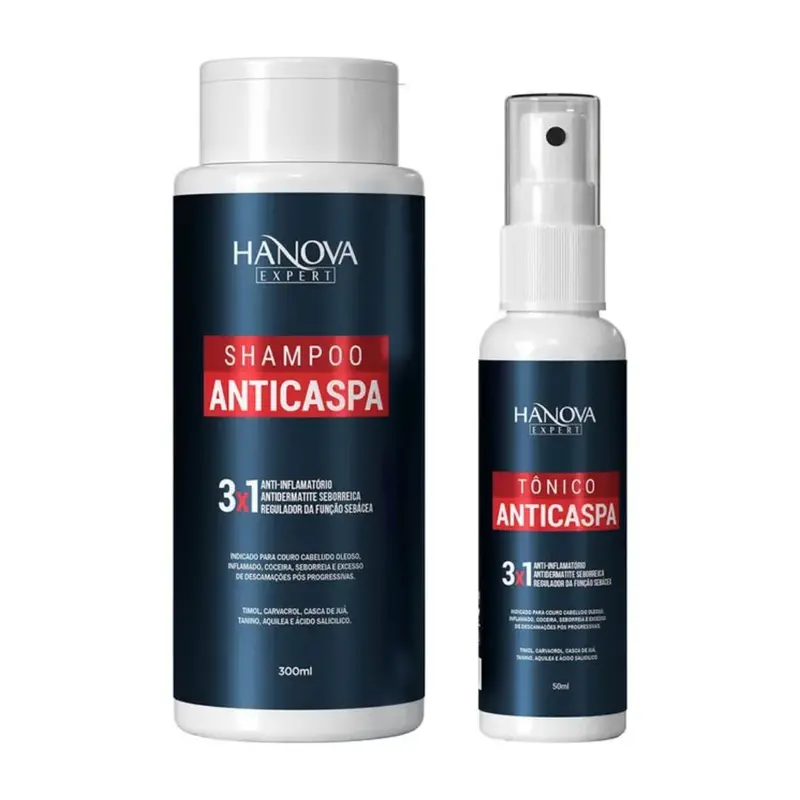 Anticaspa Anti Hair Dandruff Home Care Antiseptic Treatment Kit Hanova 1