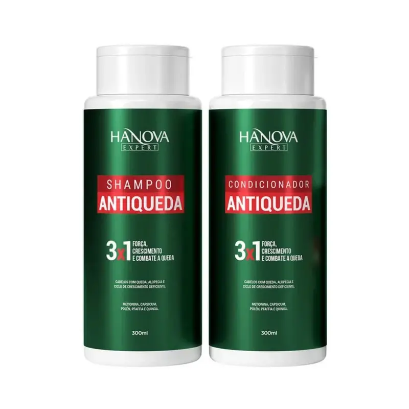 Antiqueda Anti Hair Loss Growth Home Care Treatment Kit 2X 300Ml Hanova 1