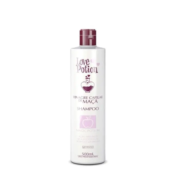 Apple Hair Vinegar Shampoo Anti Frizz Sealing Moisturizing 500Ml - Love Potion 1