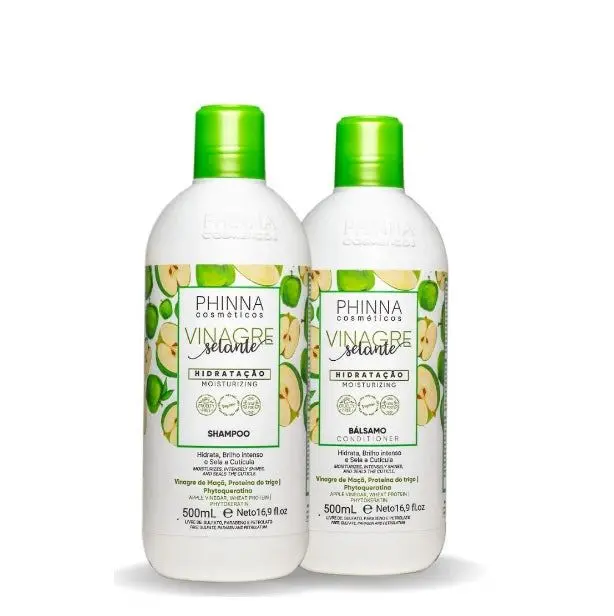 Apple Vinegar Sealant Amino Acids Coconut Hair Strengthening Ph Control Kit 2X50 1