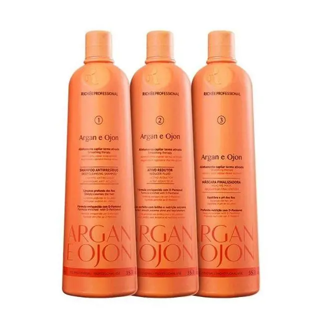 Argan And Ojon Smoothing Thermo Activated Hair Threapy Alignment 3X1l - Richée 1