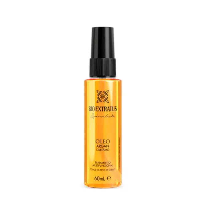 Argan Cártamo Cardamom Oil Hair Shine Finisher Treatment 60Ml - Bio Extratus 1