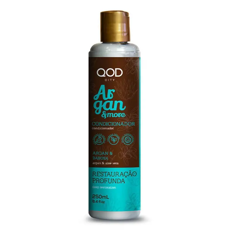 Argan & More Deep Restore Treatment Aloe Vera Babosa Conditioner 250Ml - Qod 1