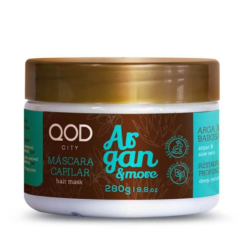 Argan & More Deep Restore Treatment Aloe Vera Babosa Mask 280G - Qod 1