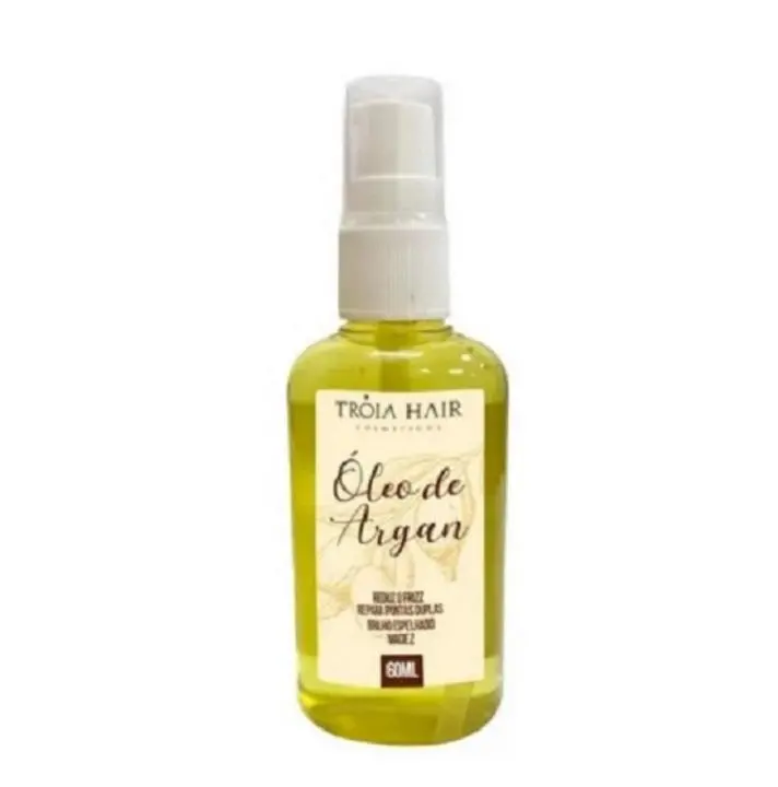 Argan Oil Anti Frizz Tips Repairer Brightness Treatment Finisher 30Ml - Troia Hair 1
