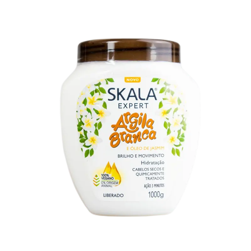 Argila Branca E Jasmim Creme De Tratamento Óleo / Jasmine Oil And White Clay Treatment Cream Treatment Cream - Skala 1