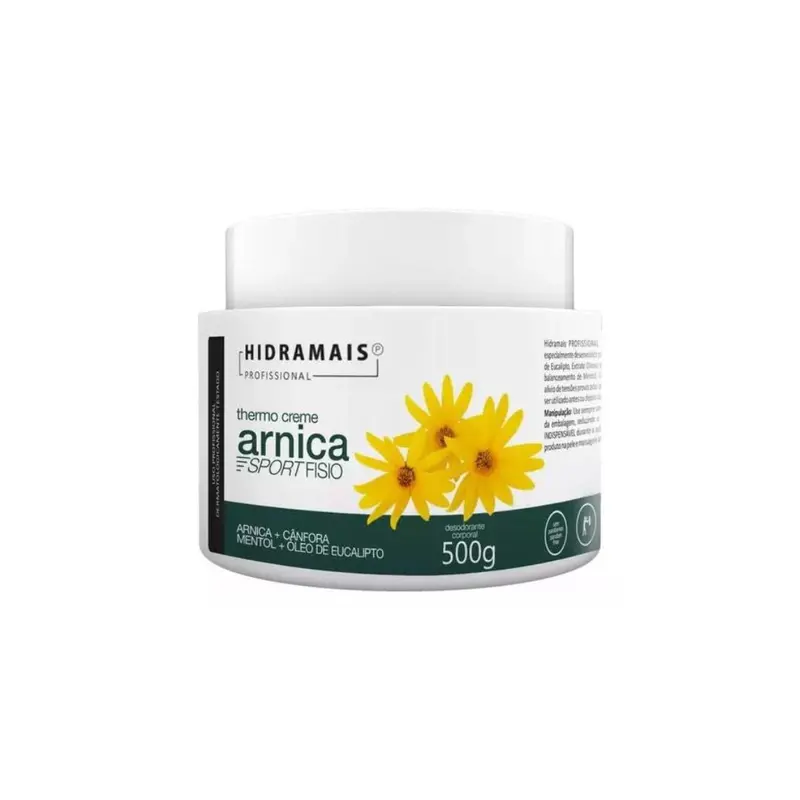Arnica Sport Fisio Thermo Body Relief Cream Skin Care 500G Hidramais 1