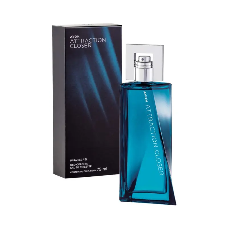 Attraction Closer He Deo Parfum Spicy Body Fragance 75Ml Avon 1