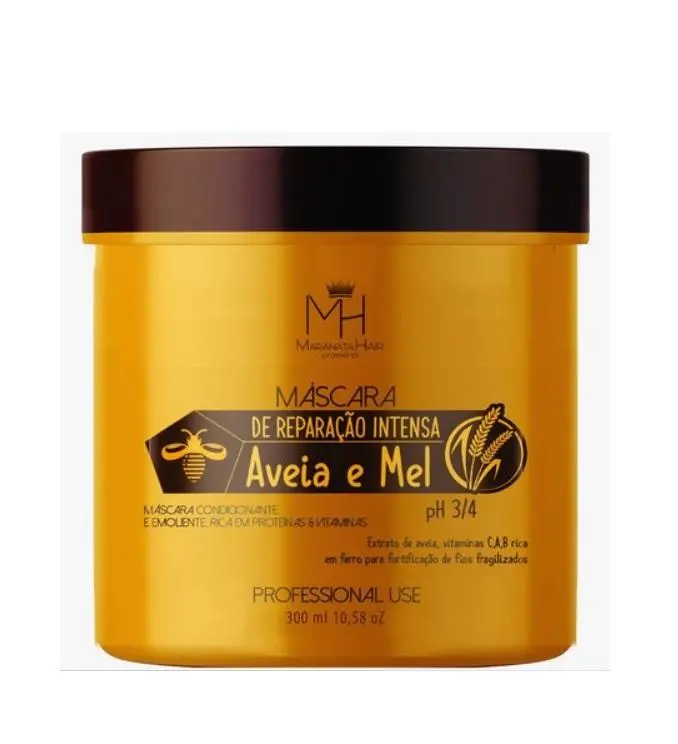 Aveia Mel Oat Honey Protein Conditioning Emollience Mask 300G - Maranata Hair 1