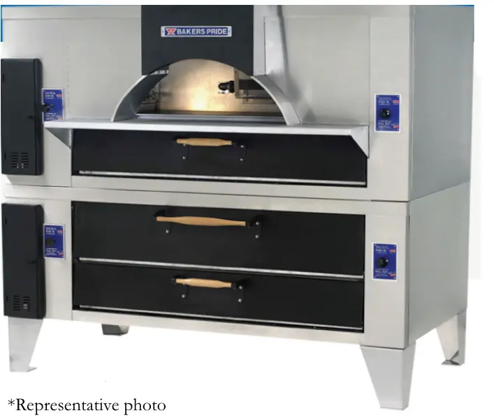 Bakers Pride Double Deck Oven Fc-816Y/800  Used For01919 1