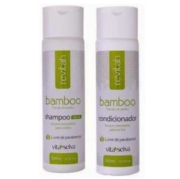 Bamboo Revitah Strenghtening Nourishing Treatment Hair Kit 2X300ml - Vita Seiva 1