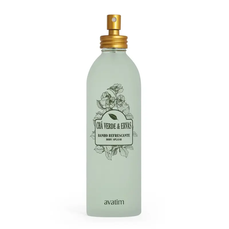 Banho Refrescante Green Tea Herbs Post Bath Body Cologne 200Ml Avatim 1