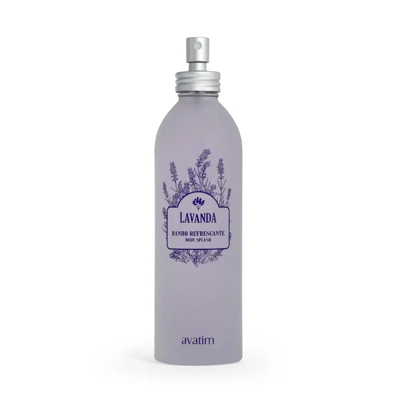 Banho Refrescante Lavanda Lavender Post Bath Body Cologne 300Ml Avatim 1