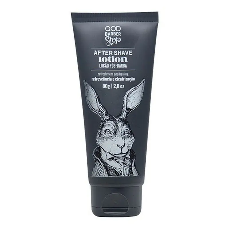 Barber After Shave Lotion Refresh Men's Beard Softness Hair Treatment 80G - Qod 1
