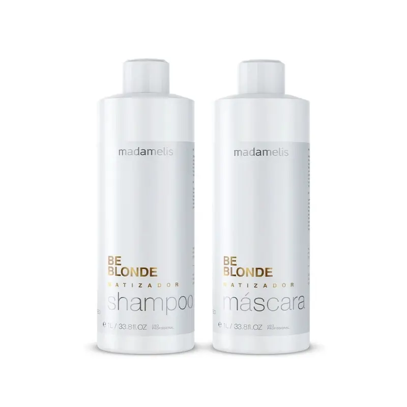 Be Blonde Toning Home Care Hair Color Maintenance Kit 2X 1L Madamelis 1