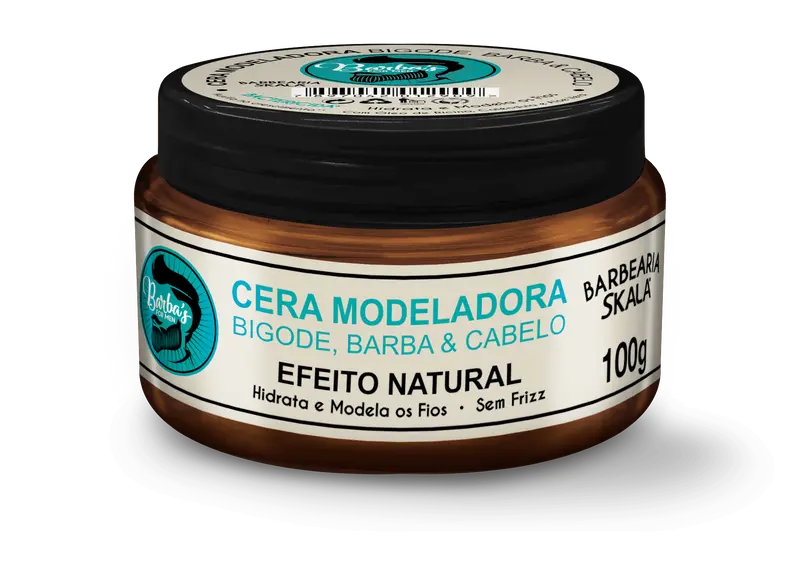 Beard Mustache Modeling Wax Moisturizing Natural Men's Treatment 100G - Skala 1