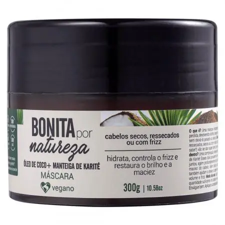 Beautiful By Nature Coconut Kerité Vegan Anti Frizz Hair Mask 300G - Yenzah 1