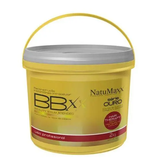Beauty Xtended Gold Series Therapy Reconstruction Balm Bxxx 2Kg - Natumaxx 1