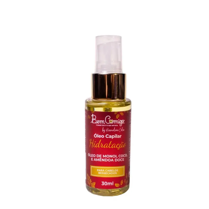 Bem Comigo Hair Moisturizing Oil Monoi Coconut Almond 30Ml - Kamaleão Color 1