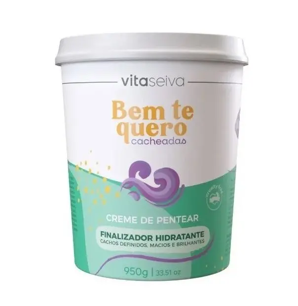 Bem Te Quero Curly Hair Cream Definition Softness Shine Mask 950G - Vita Seiva 1