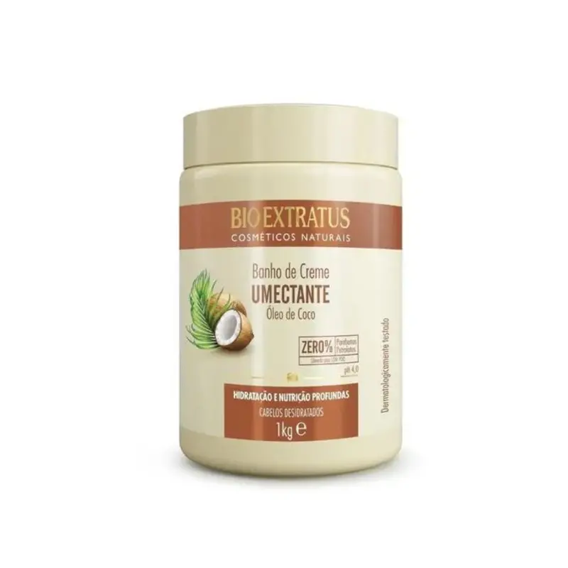 Bio Extratus Coconut Oil Humectant Cream Bath 1Kg / 35.27 Fl Oz 1