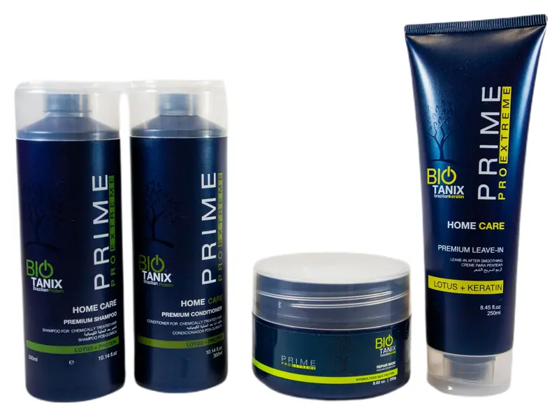 Bio Tanix Hair Keratin Home Care Treatment 4 Products - Prime Pro 1