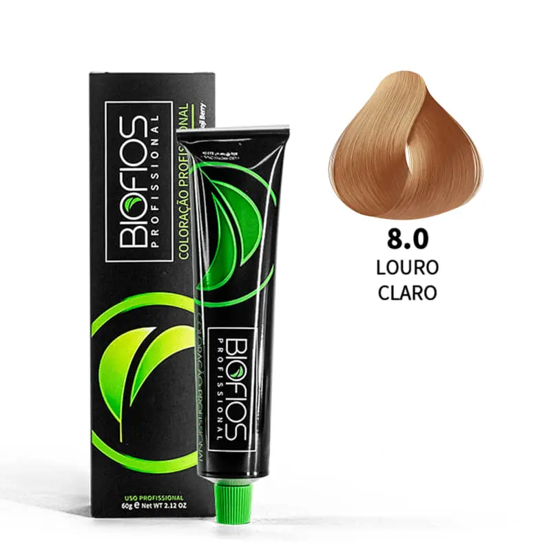 Biofios Profissional 8.0 Light Blonde 60G Permanent Coloring 1