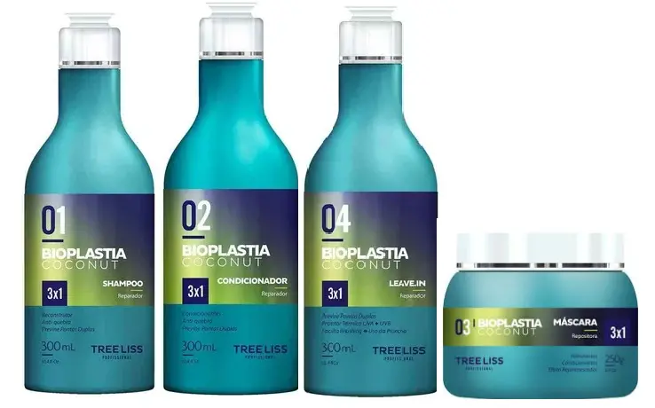 Bioplasty Coconut Home Care Maintenance Kit 4 Products - Tree Liss 1