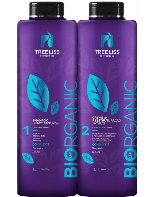 Biorganic Formaldehyde Free Progressive Brush Kit 2X1l - Tree Liss 1