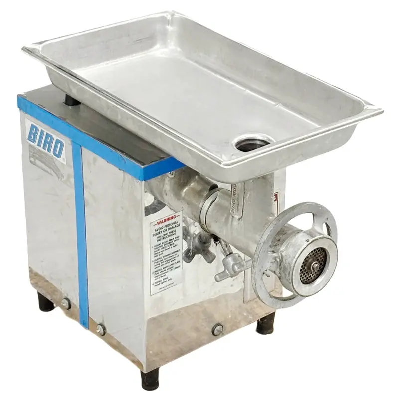 Biro 8-12 Commercial Meat Grinder – #12 Head, 1Hp, Stainless Steel Used For02272 1