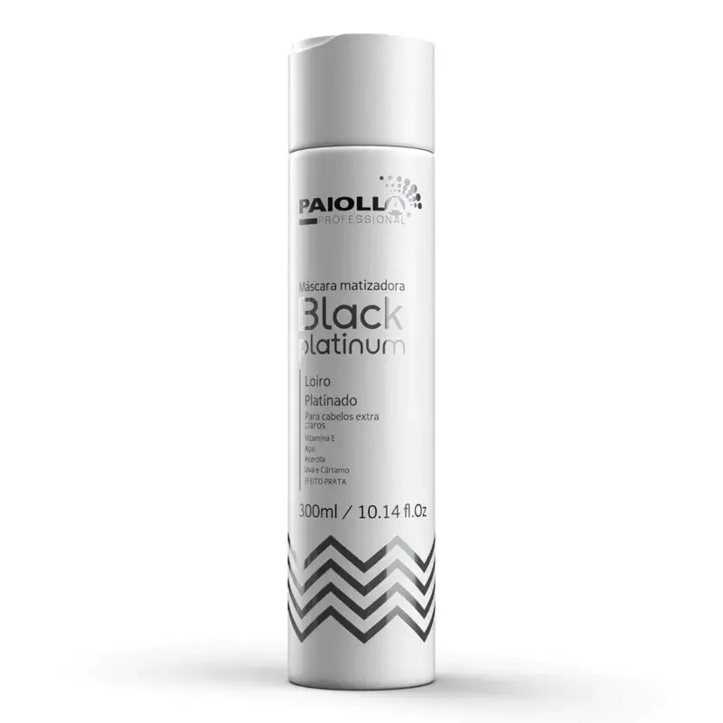 Black Blond Blatinum Tinting Blond Hair Color Maintenance Mask 300Ml - Paiolla 1