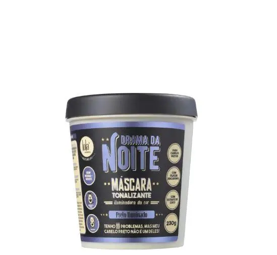 Black Color Illuminator  Drama Of The Night Toning Mask 230G - Lola Cosmetics 1