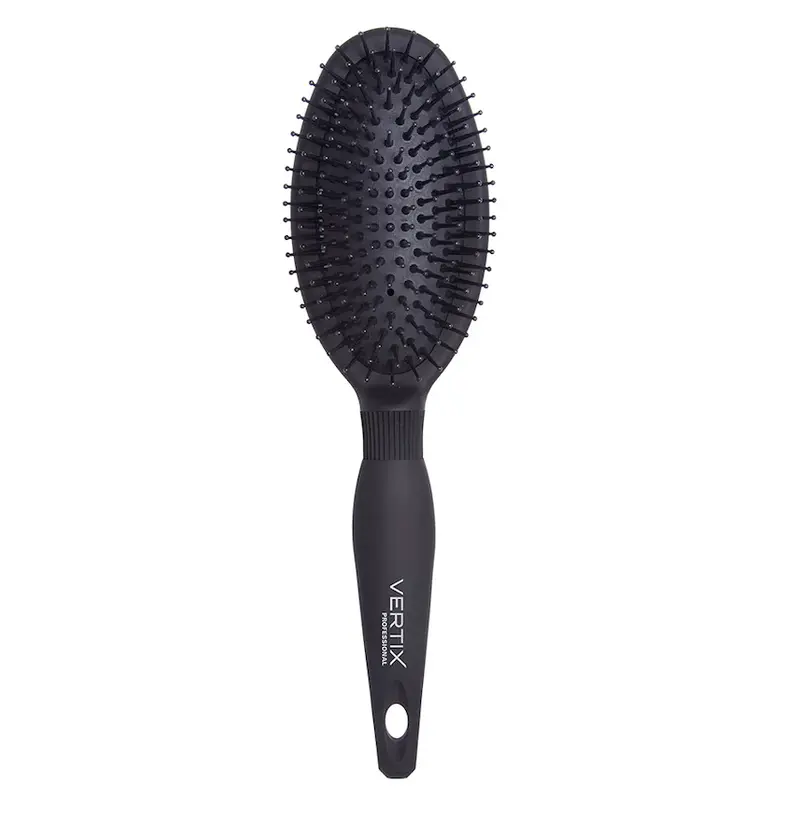 Black Oval Detangle Hair Brush  - Vertix Professional 1