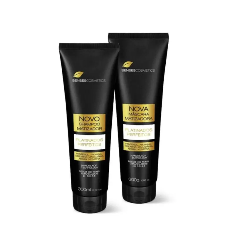 Black Platinum Anti Yellow Blond Platinum Color Maintenance Kit 2X300ml - Senses 1