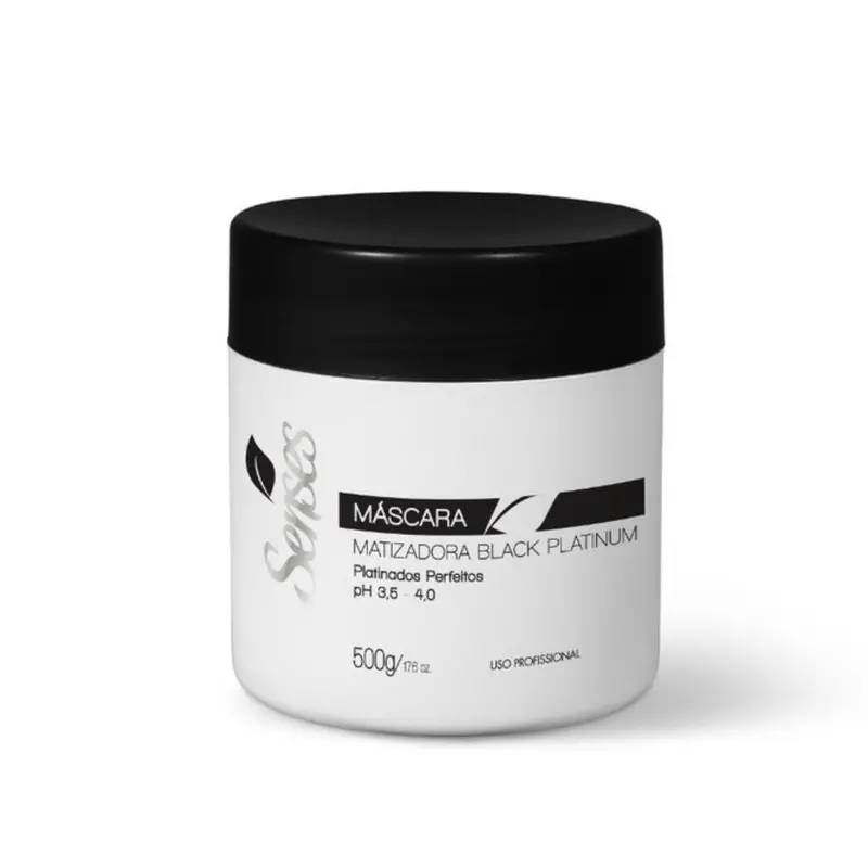 Black Platinum Tinting Blond Gray Color Maintenance Sunscreen Mask 500G - Senses 1