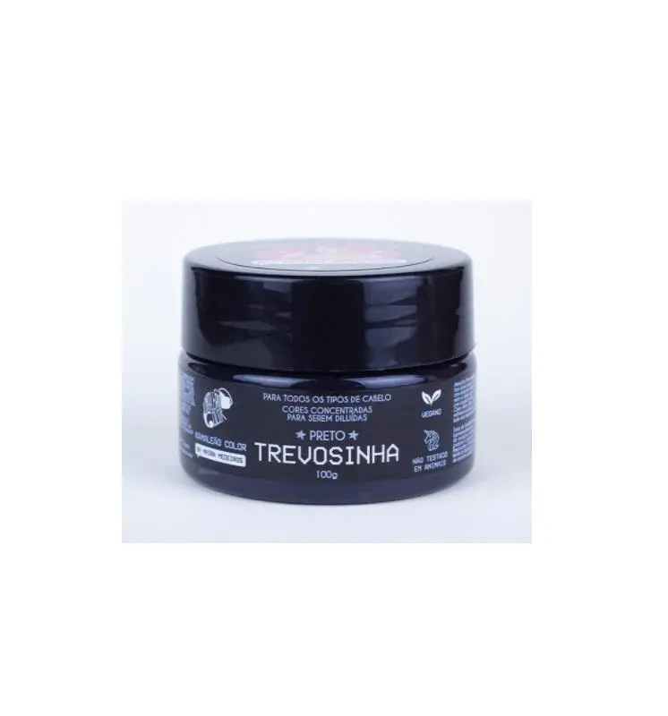 Black  Trevosinha Tinting Pigment Maíra Medeiros Mask 100Ml - Kamaleão Color 1