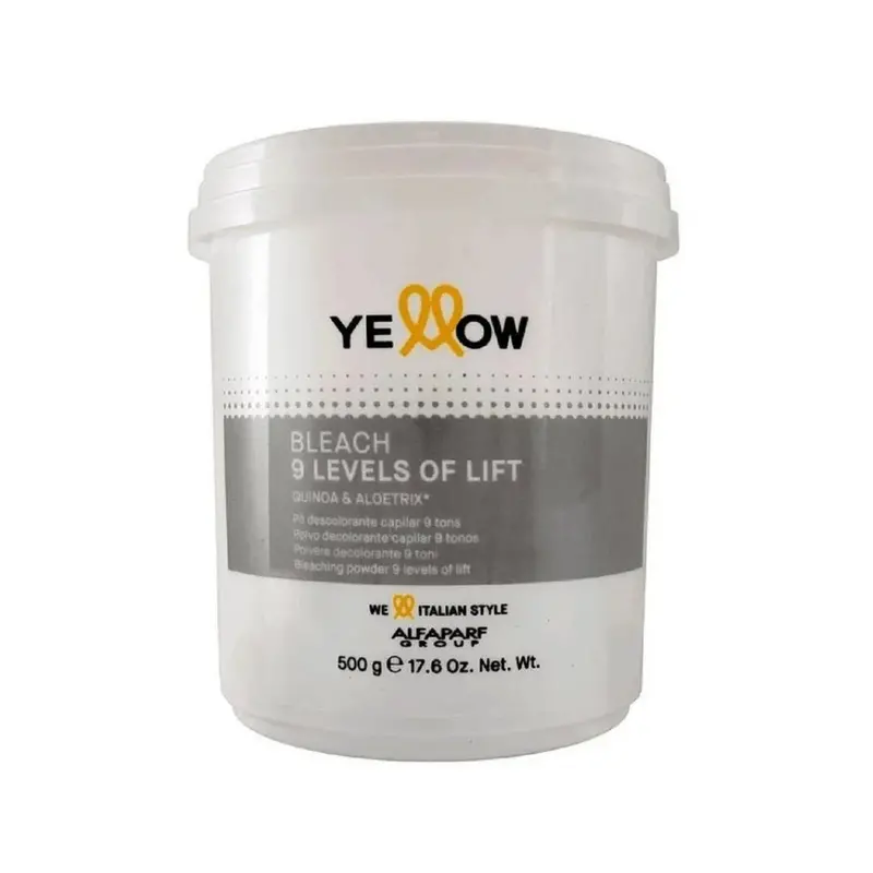 Bleach 9 Levels Of Lift Hair Bleaching Whitening Treatment 500G Yellow 1