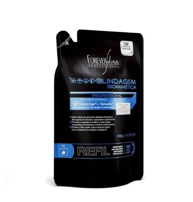 Blindagem Hair Shielding Reparage Tamariliz Refill Bio Mask 400G - Forever Liss 1