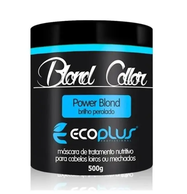Blond Color Pearly Shine Tinting Nourishing Treatment Mask 500G - Ecoplus 1