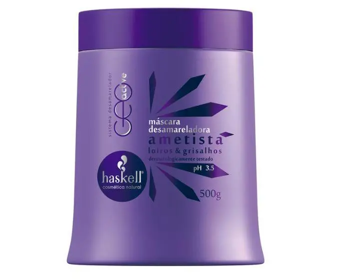 Blond Gray Hair Smoothness Silky Touch Treatment Amethyst Mask 500G - Haskell 1