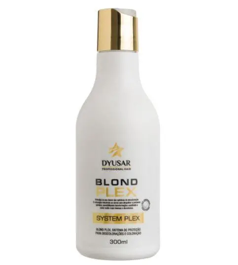 Blond System Plex Restorative Coloring/Discoloration Protector 300Ml - Dyusar 1