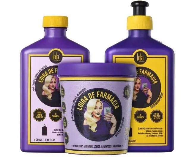 Blonde Pharmacy Hair Tinting Blond Treatment Kit 3 Products - Lola Cosmetics 1