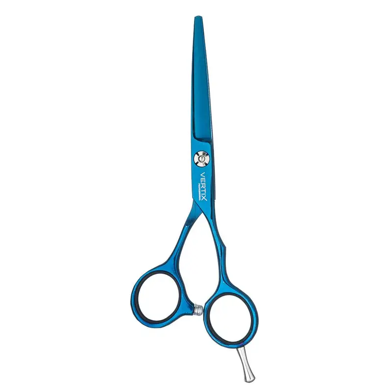 Blue Titanium Laser Scissors 5.5 Hair Shear - Vertix Professional 1